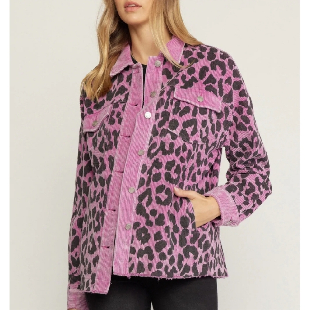 ENTRO Corderoy Animal Print